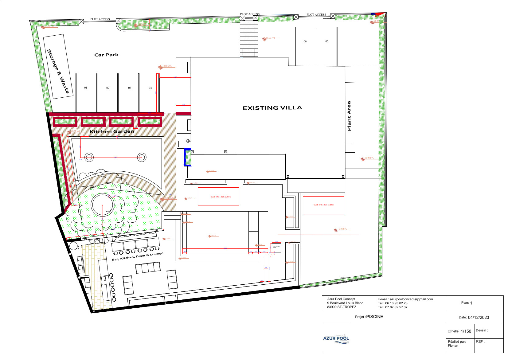 construction piscine st tropez